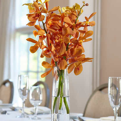 Orange Mokara Bud Vase –  Blossoms In Studio Of Flowers, Forest MS