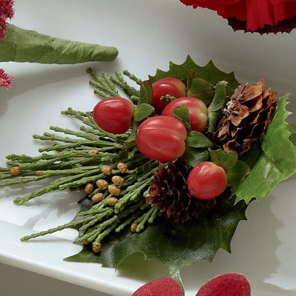 Red Berry Boutonniere –  Blossoms In Studio Of Flowers, Forest MS