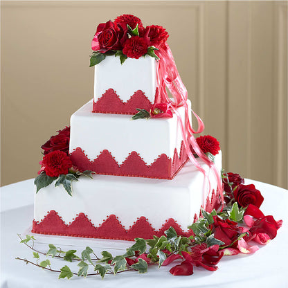 Forever Happiness Cake Decor –  Blossoms In Studio Of Flowers, Forest MS